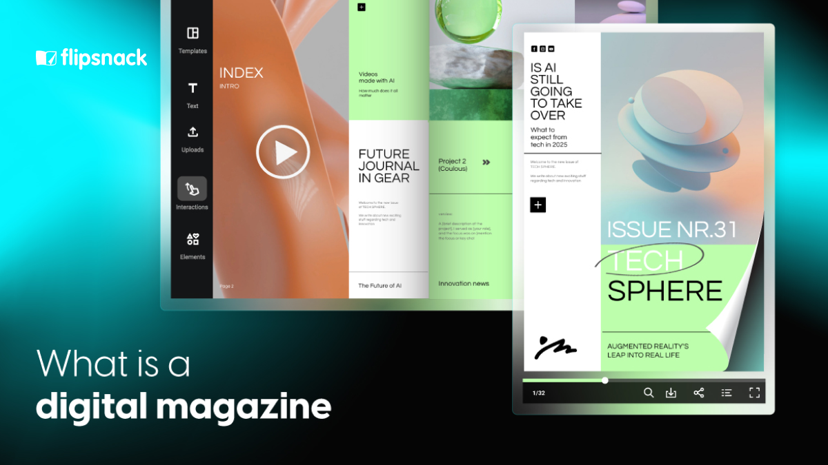 What is a digital magazine?