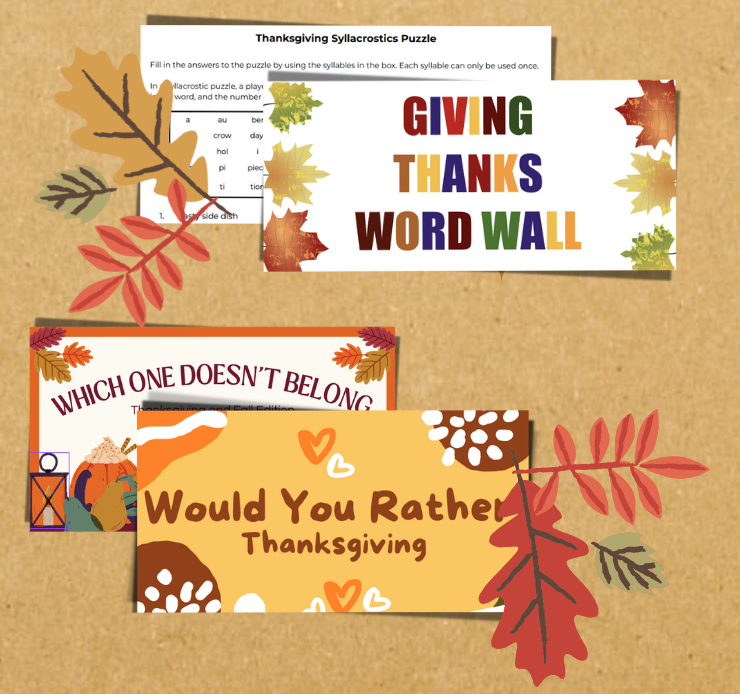 Ready-to-Use Thanksgiving Activities – TCEA TechNotes Blog