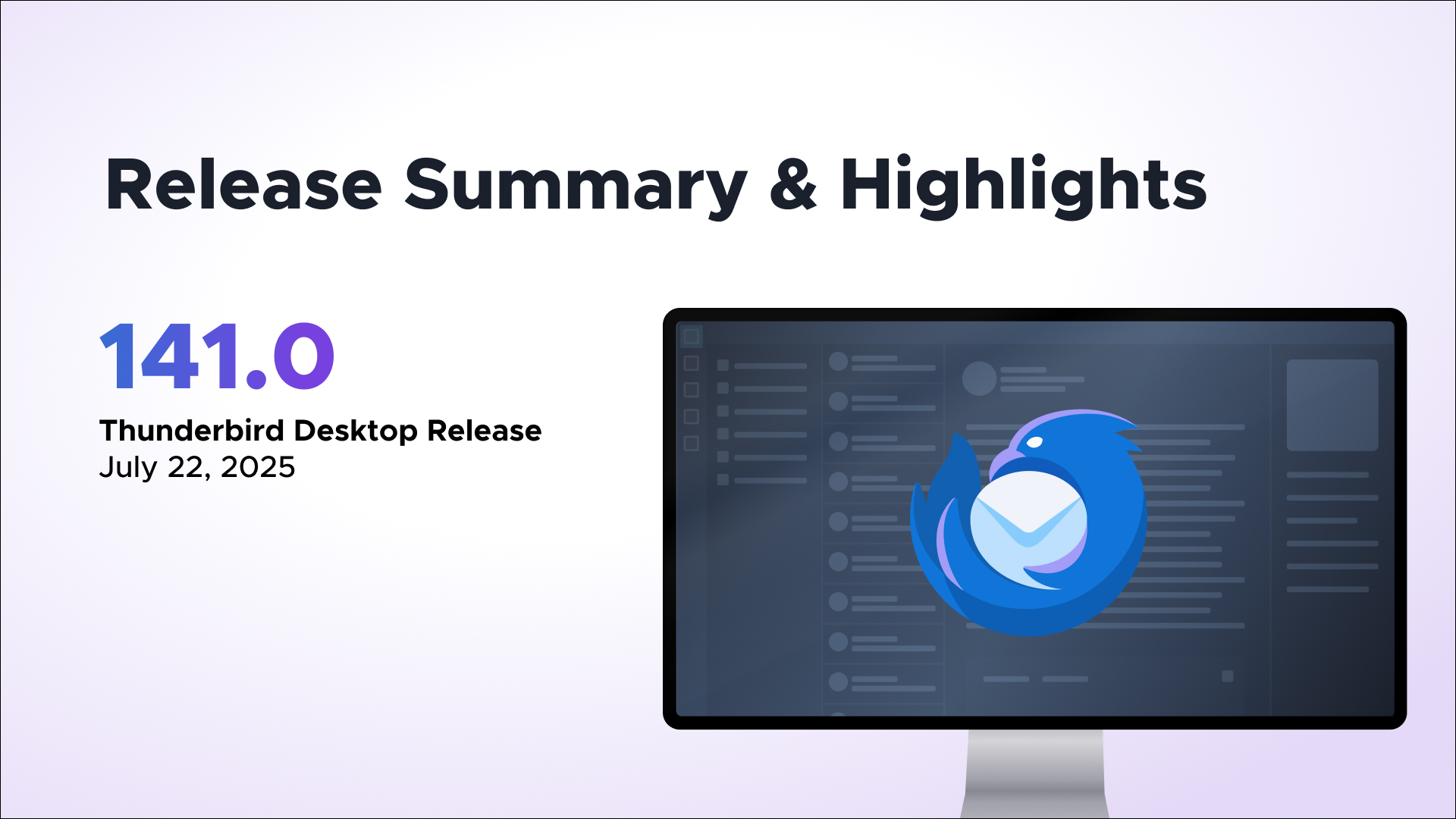 Monthly Release 141 Recap - The Thunderbird Blog