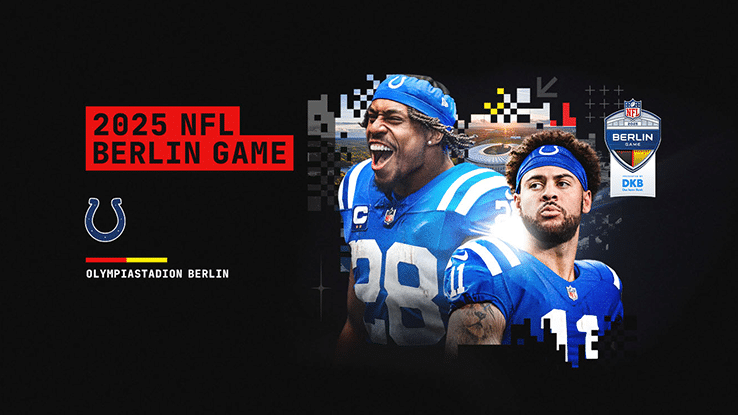 Die Indianapolis Colts sind das erste Team für das NFL Berlin Game 2025 | Ticketmaster DE Blog