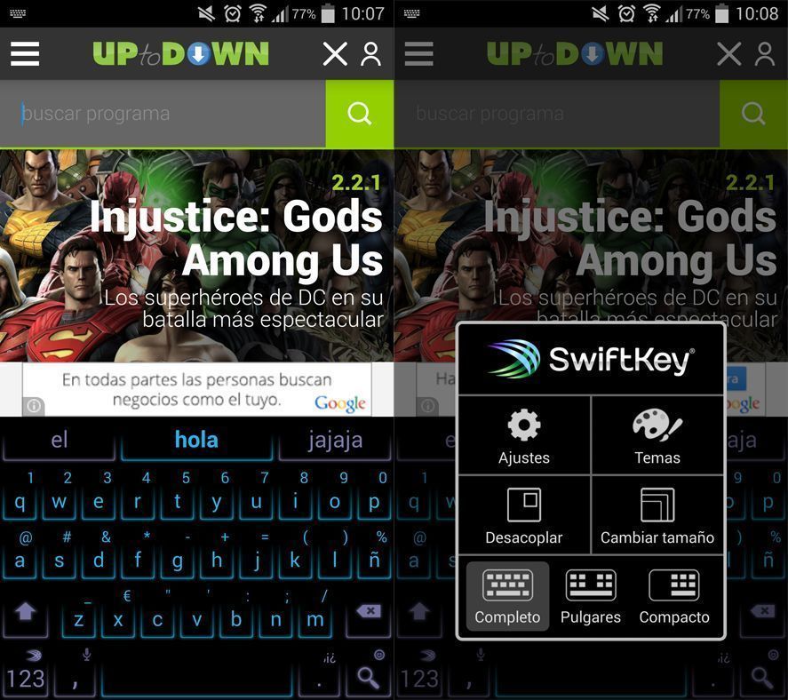 Alternativas al teclado predeterminado de Android