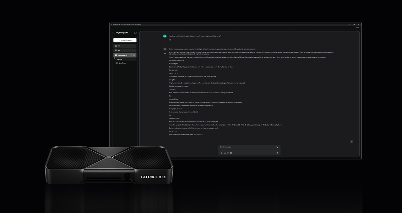 Accelerate DeepSeek Models With GeForce RTX 50 Series AI PCs | NVIDIA Blog