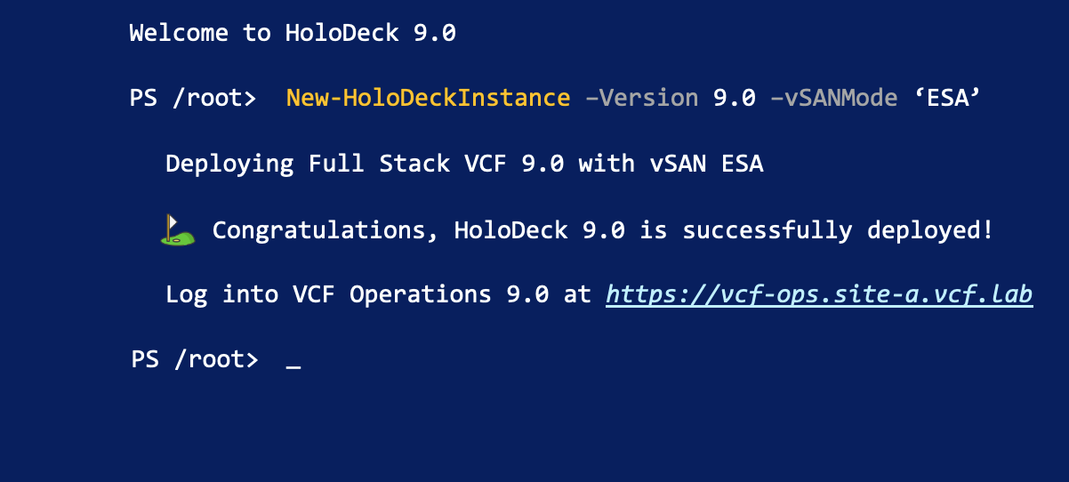 Announcing the General Availability of Holodeck 9.0 - VMware Cloud Foundation (VCF) Blog