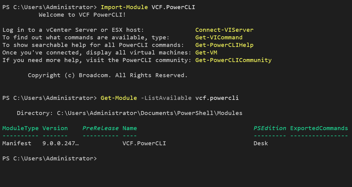 Introducing VCF PowerCLI 9.0 - VMware Cloud Foundation (VCF) Blog
