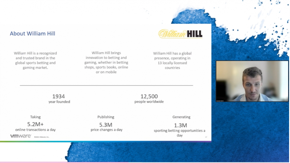 How William Hill Achieved Success in their Journey to Multi-Cloud - Network and Security Virtualization - VMware