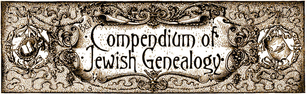 B&F Compendium of Jewish Genealogy - B&F: Jewish Genealogy and More