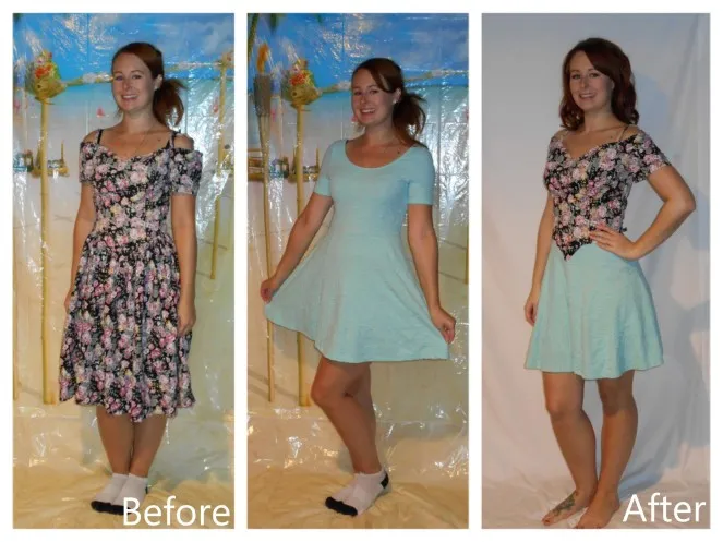 2 Dresses into 1 Dress