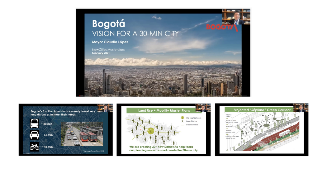 Bogotá comparte visión de ‘Ciudad de 30 minutos’ en New Cities Master | Bogota.gov.co