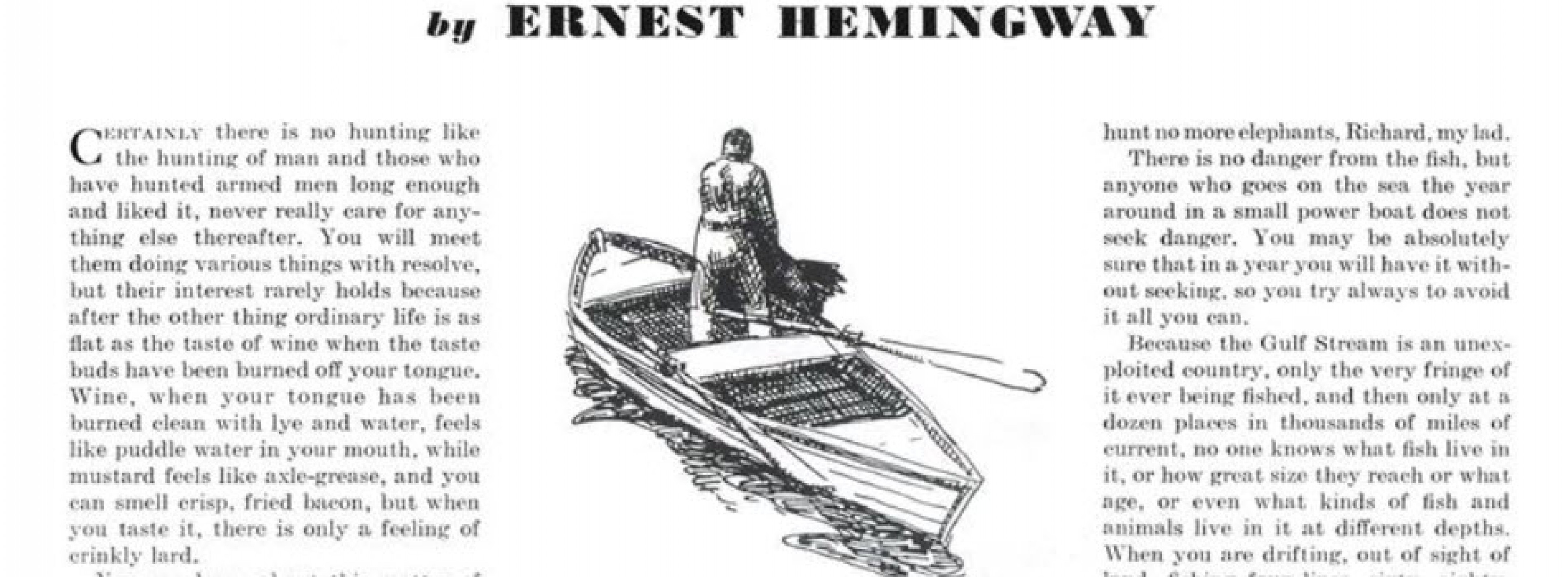 Ernest Hemingway cover