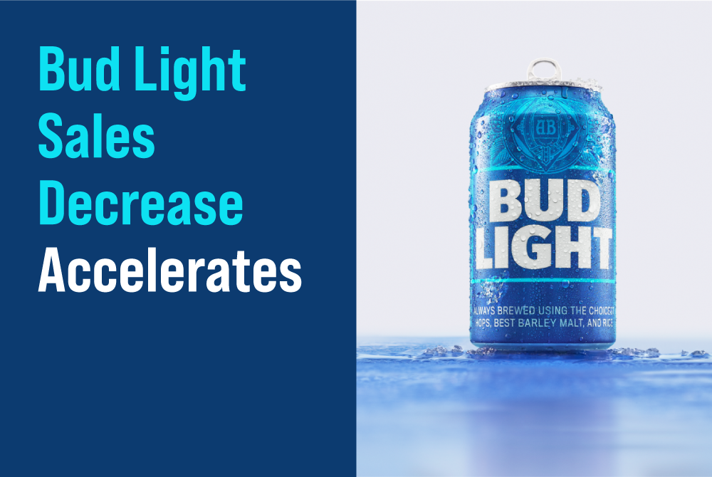 Bud Light Sales Decrease Accelerates