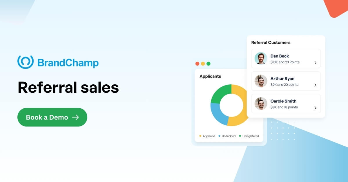 Ambassador Referral Sales Software Platform | BrandChamp