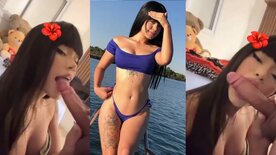 Palloma Akemi pagando boquete em vídeo amador - Buceta Vip