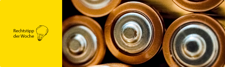 Das Batteriegesetz: Warum die richtige Registrierung so wichtig ist