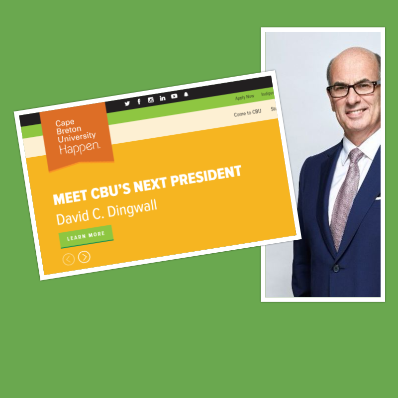 Letter to the Editor: President Dingwall's Management-Speak - The Cape Breton Spectator