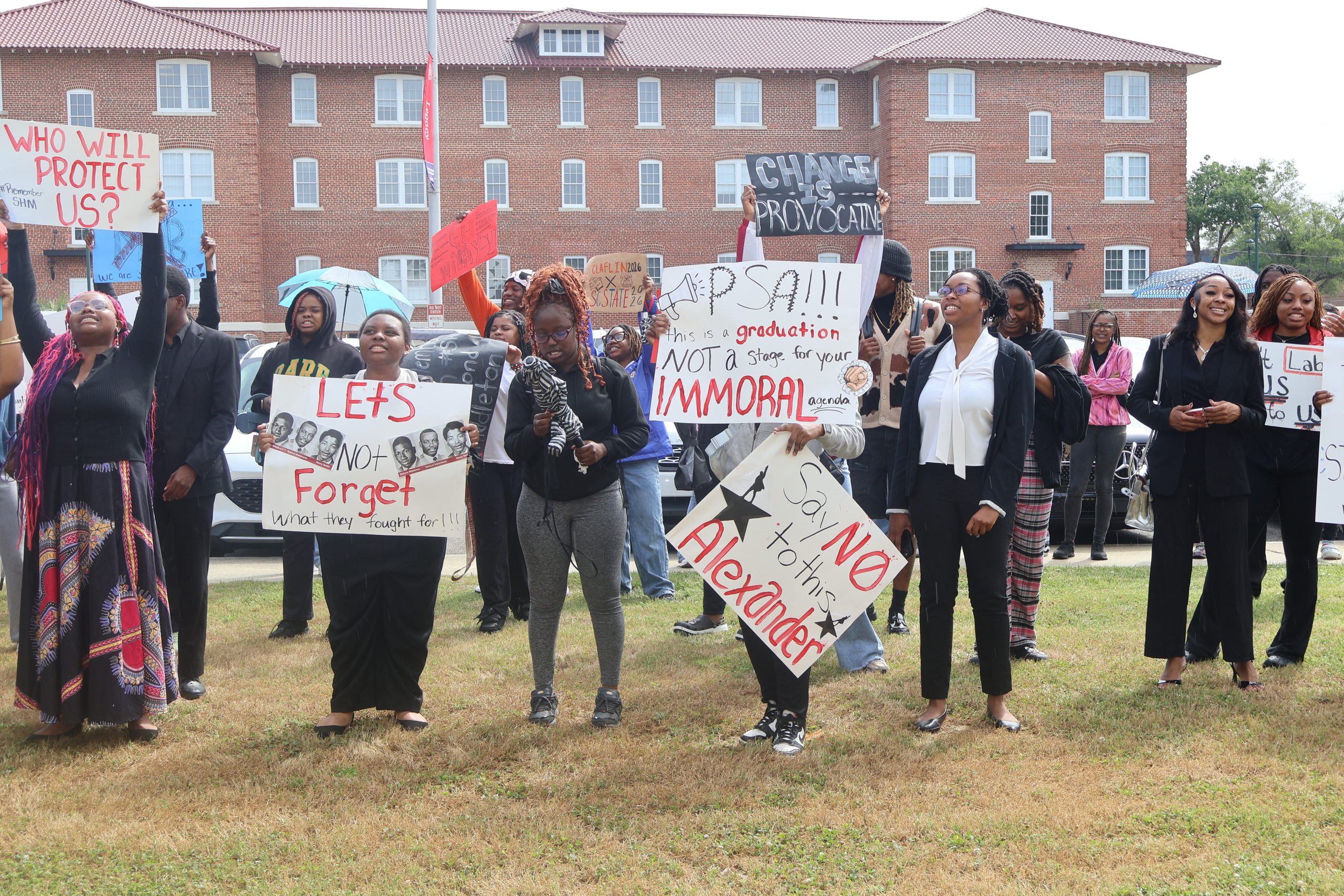 South Carolina State Students Block MAGA Graduation Speaker - Capital B News