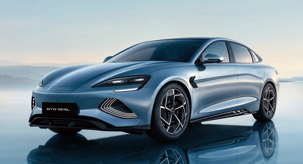 BYD Seal unveiled in North America to compete with Tesla Model 3