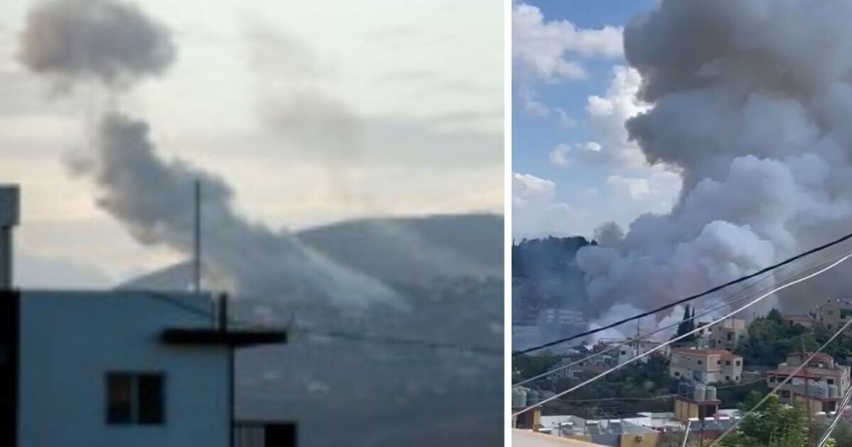 Israel launches 'Third Lebanon War' as IDF warplanes pound Hezbollah targets - World News - News - Daily Express US