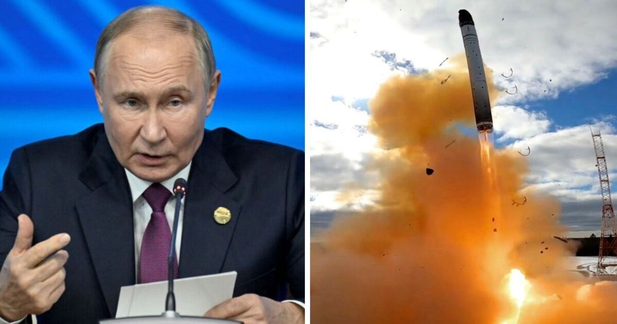 Vladimir Putin oversees massive nuke exercise 'including launches of ballistic missiles' - World News - News - Daily Express US