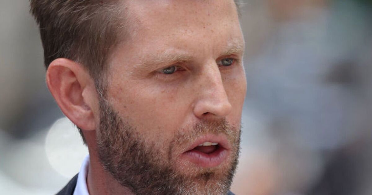 Eric Trump ripped apart over 'deluded' statement as Donald faces jail - Politics - News - Daily Express US