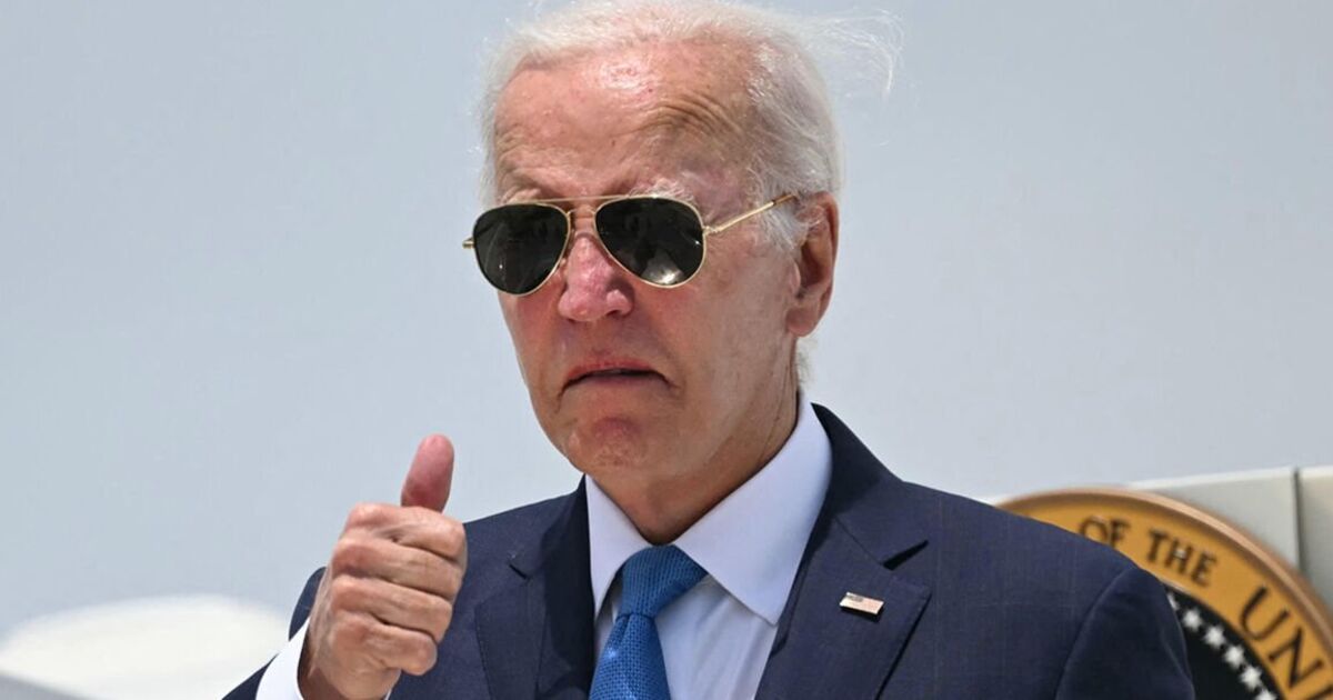 Joe Biden snubs questions as he's seen for first time since quitting presidential race - Politics - News - Daily Express US