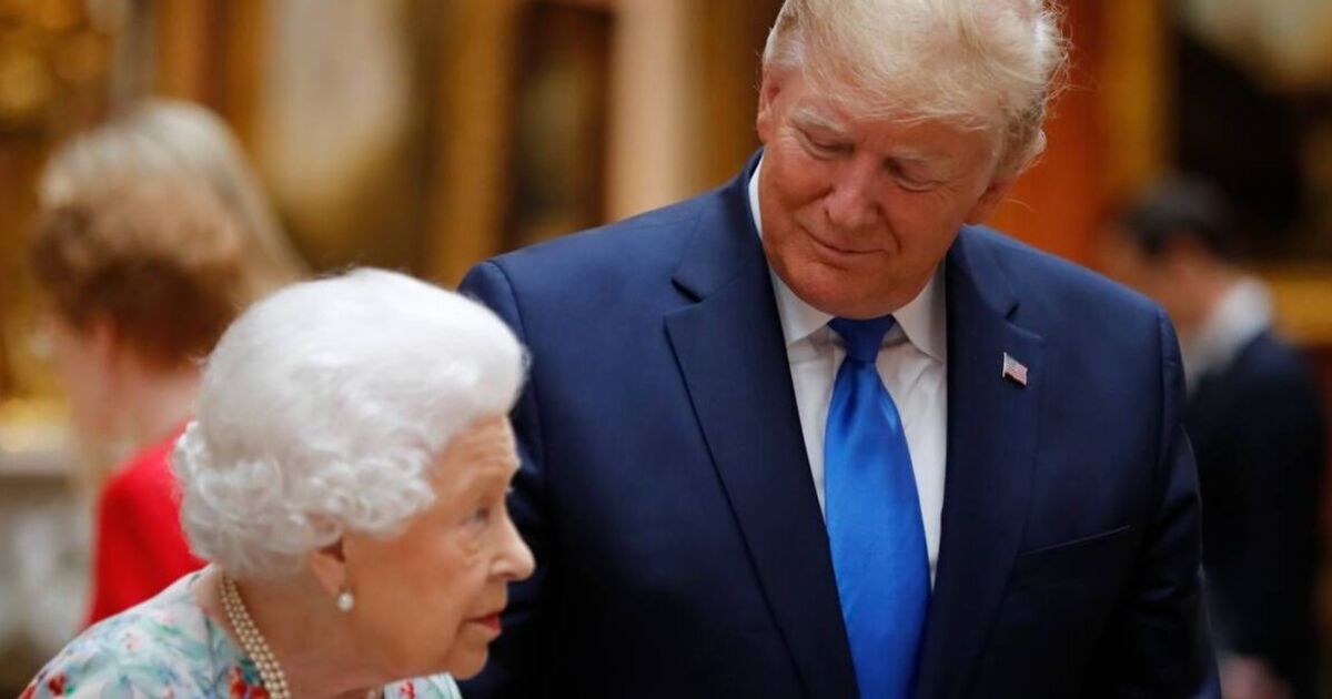 Donald Trump branded 'very rude' by UK Queen after gesture - Royals - News - Daily Express US