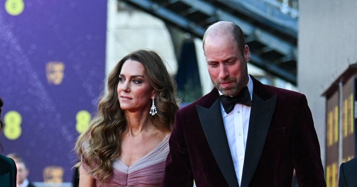 Lip reader decodes Prince William's 3-word BAFTAs message to Kate - Royals - News - Daily Express US