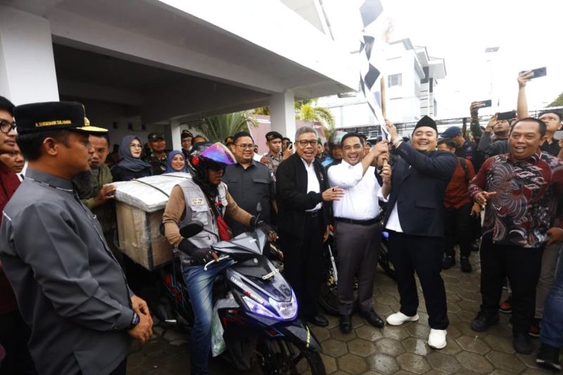 Ketua KPU-Bawaslu RI pantau langsung persiapan PSU Pilkada Palopo - ANTARA News