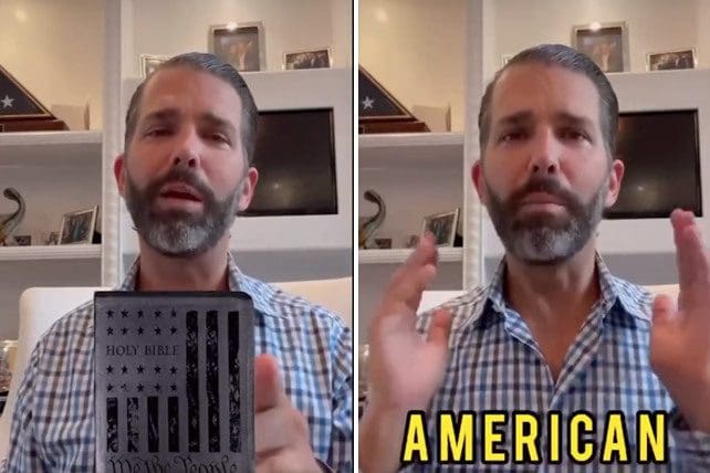 ‘Ideal for the Patriots’—Donald Trump Jr. Promotes ‘We the People Bible'