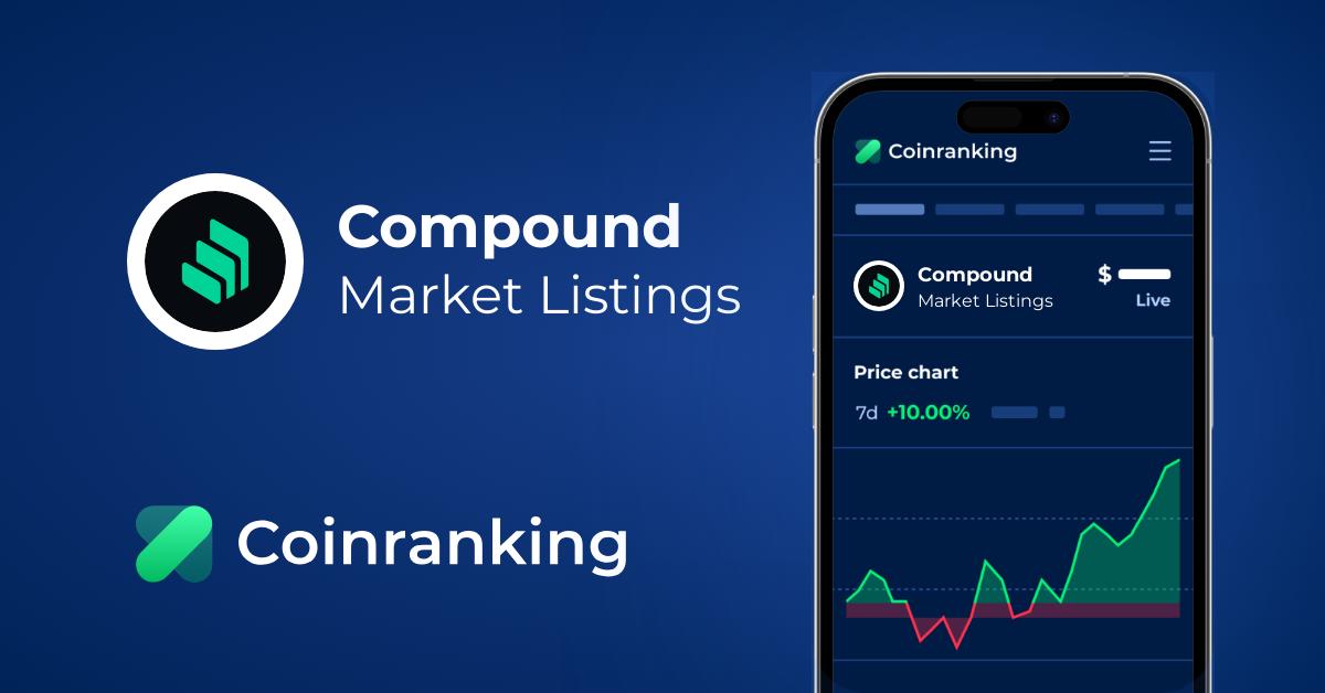 Market Listings of Compound (COMP) | Coinranking
