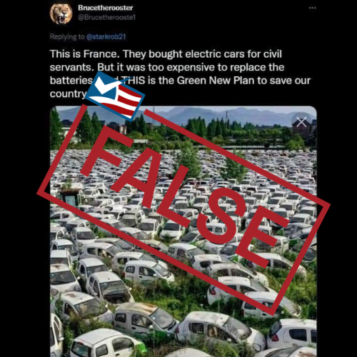 Photo Shows Electric Car-sharing Lot in China, Contrary to Facebook Post - FactCheck.org