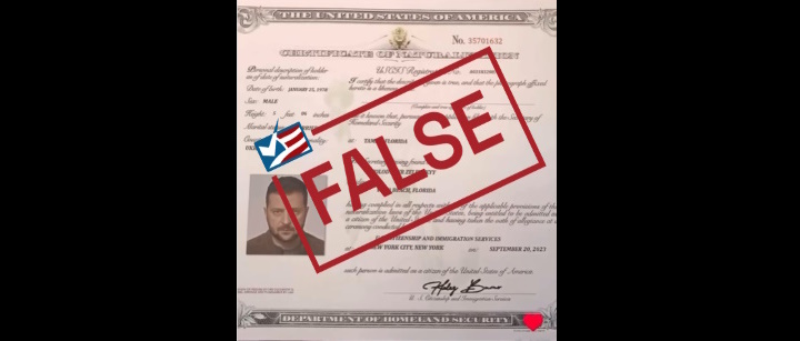 Posts Use Bogus Document to Falsely Claim Zelenskyy Plans Move to Florida - FactCheck.org
