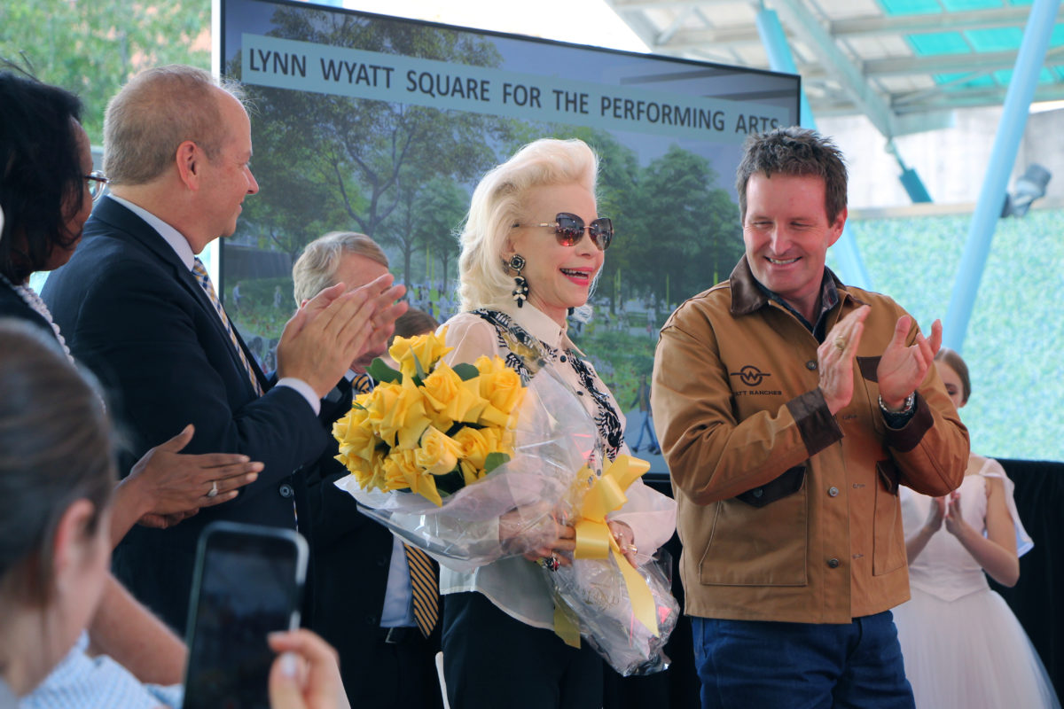 Houston Philanthropist Lynn Wyatt Gifts $10 Million To Renovate Jones Plaza – Houston Public Media