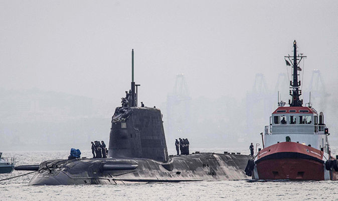 Gibralter crash: British nuclear submarine COLLIDES with merchant vessel | UK | News | Express.co.uk