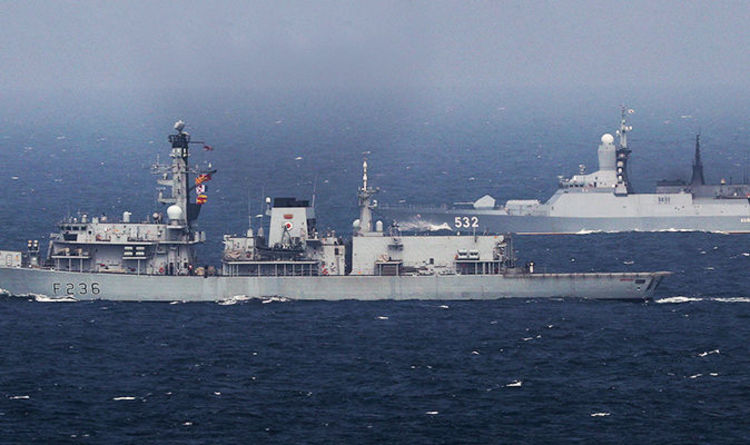 Russia news: Royal Navy intercepts two of Putin's warships after they entered North Sea | UK | News | Express.co.uk