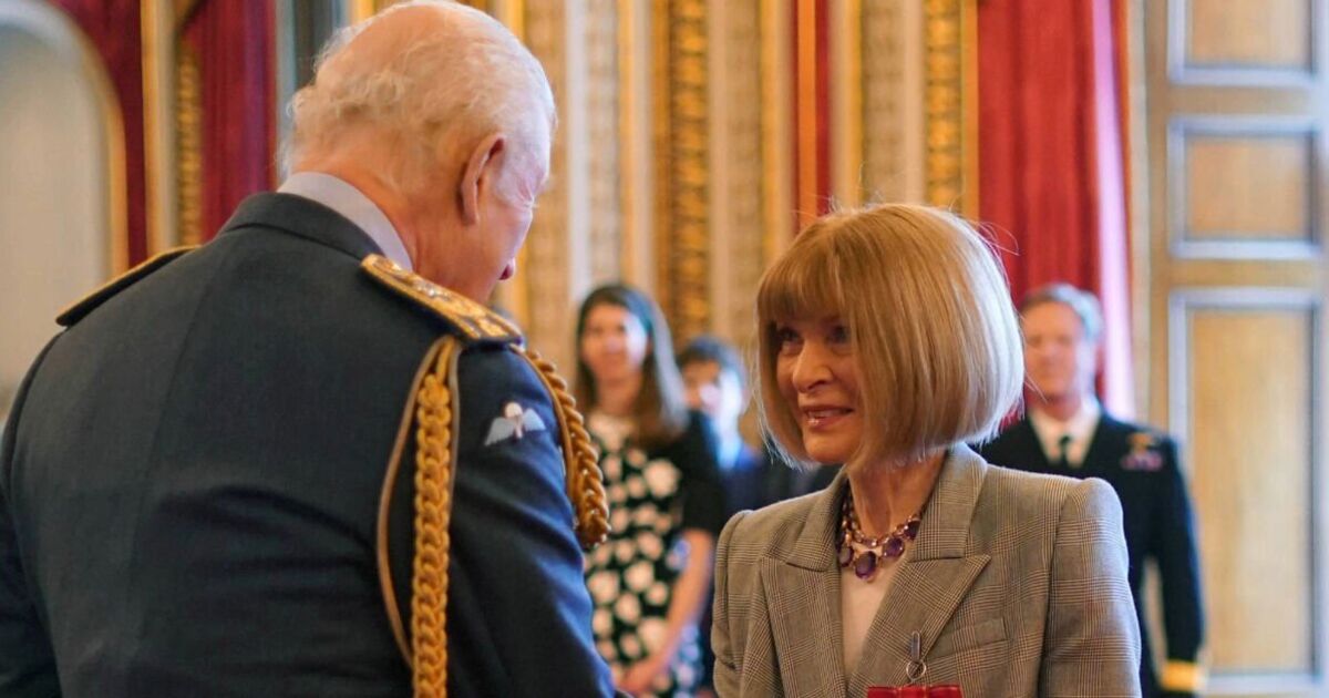 Royal fans agree over one thing about Anna Wintour's honour by King Charles | Royal | News | Express.co.uk