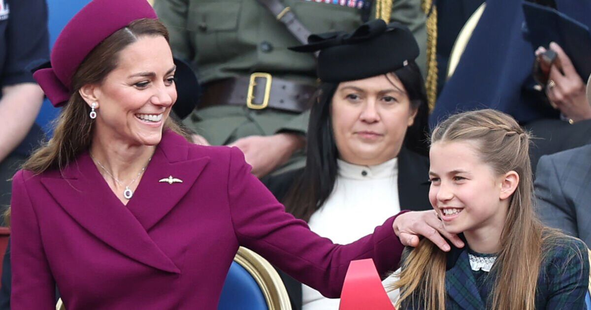 Princess Charlotte 'mirrors mum Kate's 'charm, elegance and delight' during VE Day | Royal | News | Express.co.uk