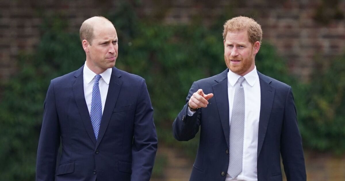Royal Family: Prince William 'not pushing for a reunion' with Harry - 'intolerable' | Royal | News | Express.co.uk