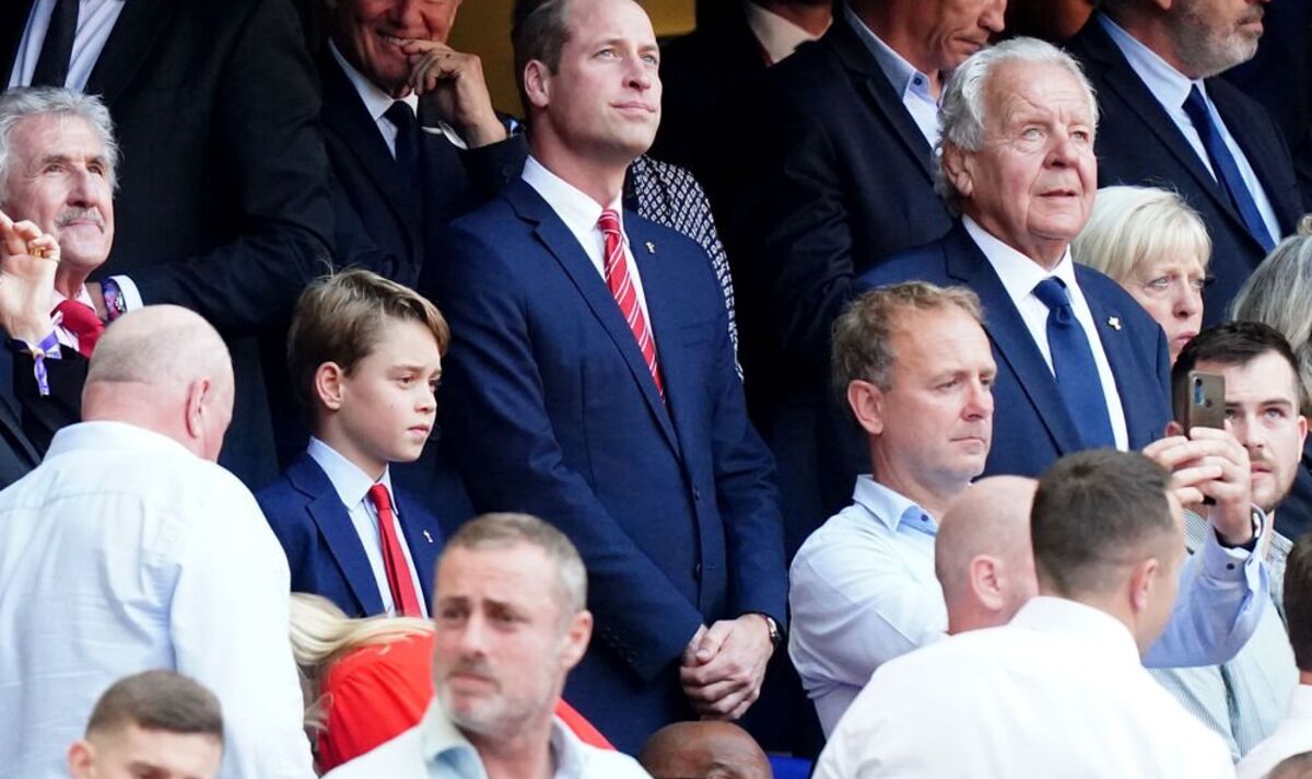 Prince William and George don matching outfit at Rugby World Cup | Royal | News | Express.co.uk