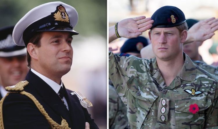 Prince Andrew and Prince Harry’s military careers ‘different in crucial way’ | Royal | News | Express.co.uk