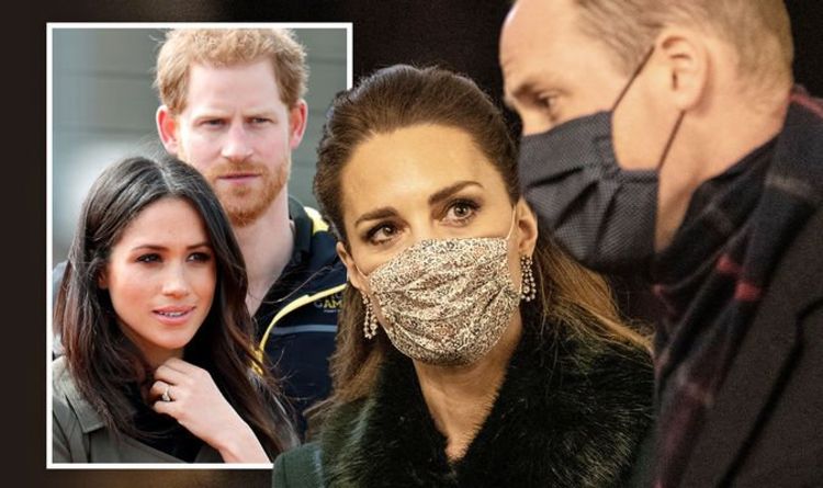 Prince William 'devastated' as Kate Middleton 'dragged into' Meghan Markle and Harry saga | Royal | News | Express.co.uk