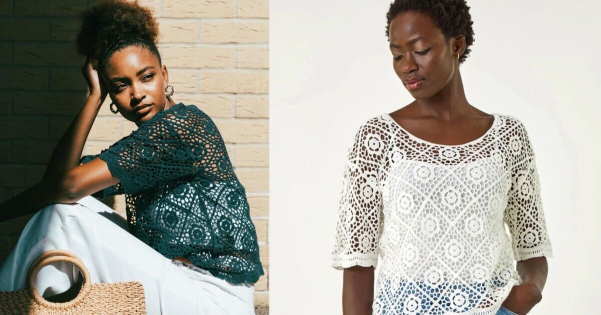 Roman's summer crochet top 'covers arms without compromising style' | Express.co.uk