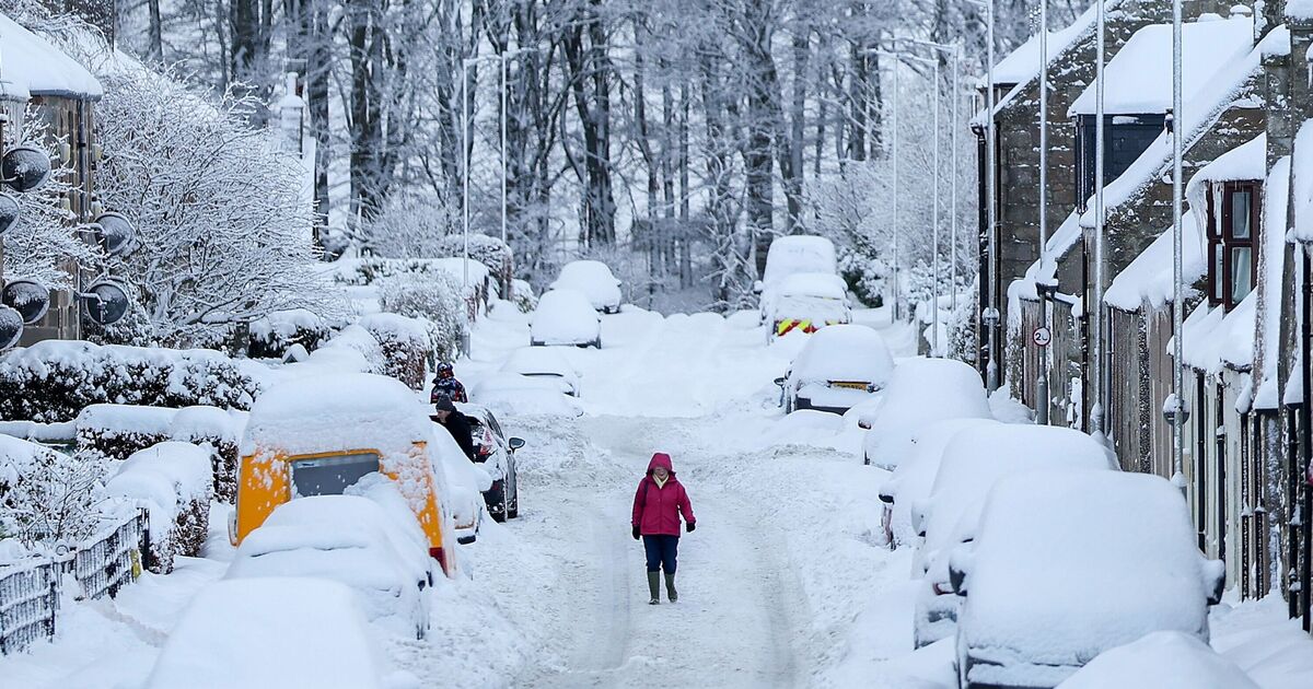 Met Office names 4 UK areas facing 'heavy' overnight snow - full list | Weather | News | Express.co.uk