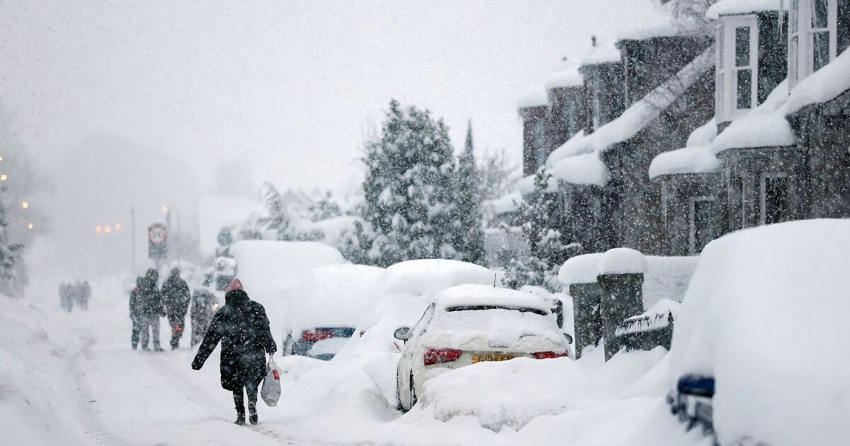 Snow maps show 12 major cities buried as blizzards batter UK - full list | Weather | News | Express.co.uk