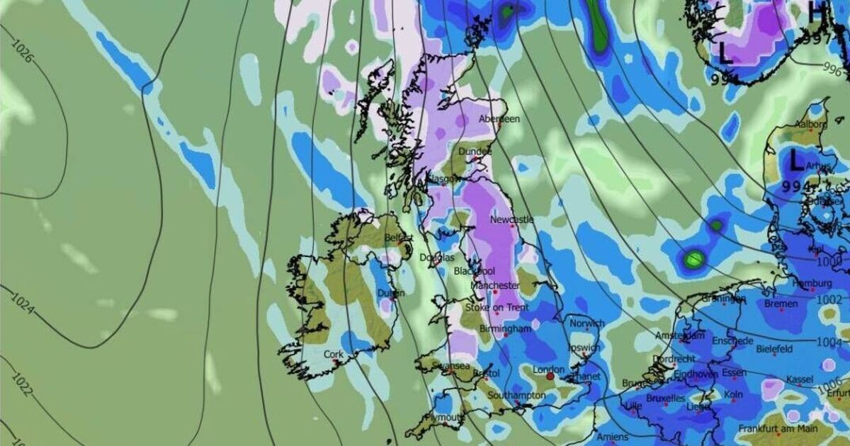 UK snow maps show 27 cities face April blizzard within days | Weather | News | Express.co.uk