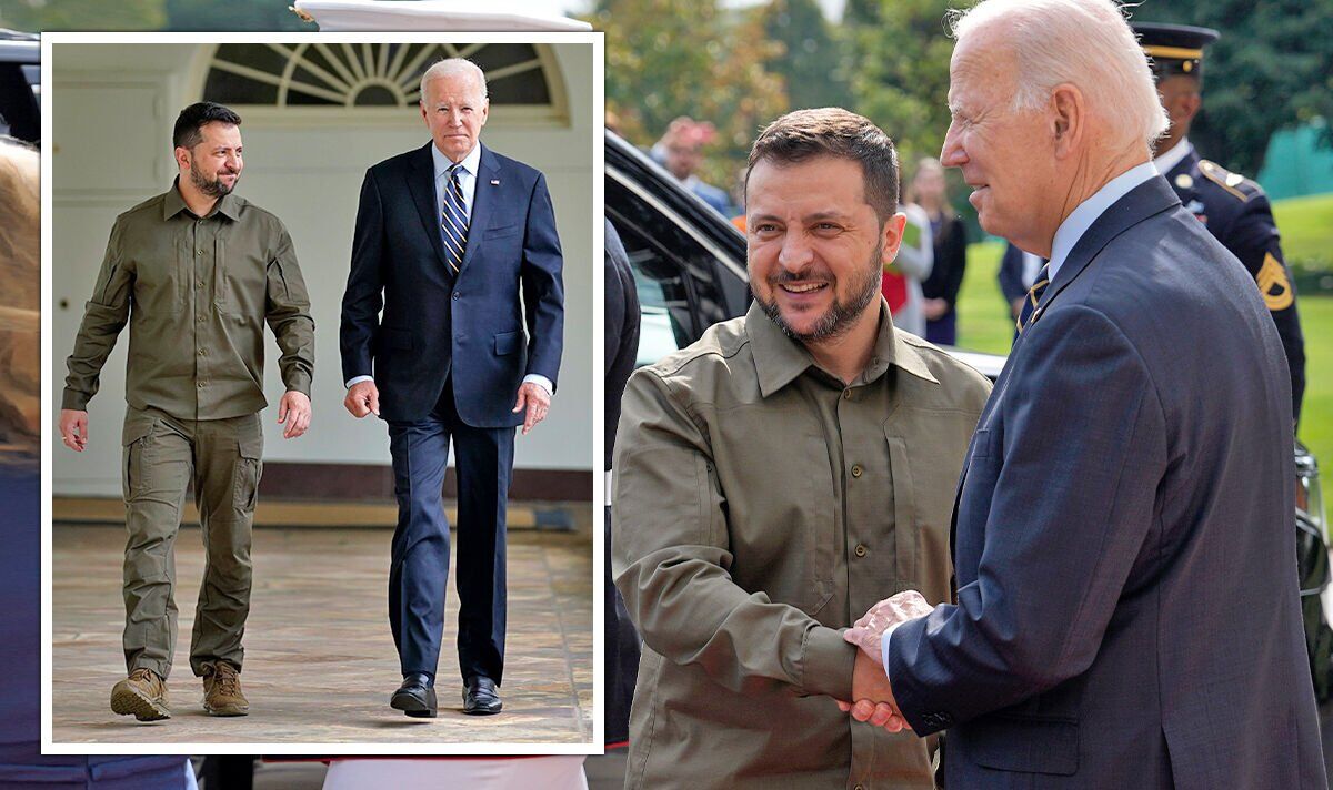 Zelensky strikes major weapons deal as Biden announces £265m military aid package | US | News | Express.co.uk