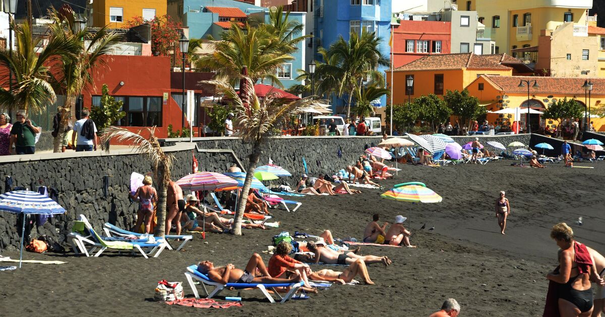 Canary Island with world's newest beach made up entirely of black sand | Travel News | Travel | Express.co.uk