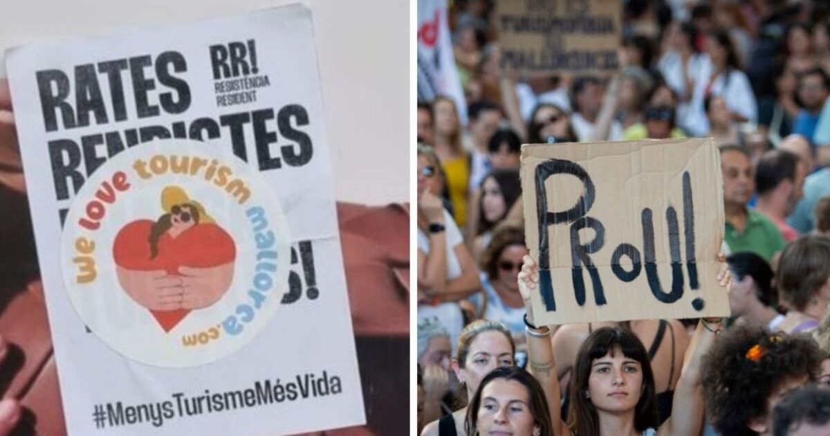 Majorca protesters left looking stupid as locals who love tourists sabotage huge march | World | News | Express.co.uk