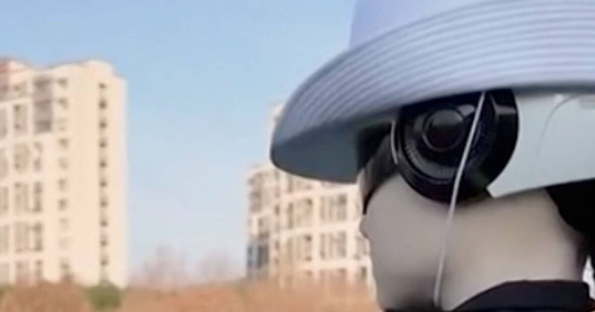 China unleashes sinister AI robot police to patrol streets of cities | World | News | Express.co.uk