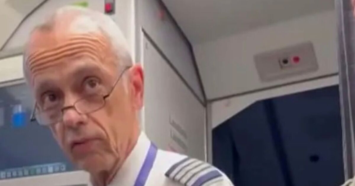 Moment pilot accused of being paedophile arrested in front of passengers before take-off | World | News | Express.co.uk