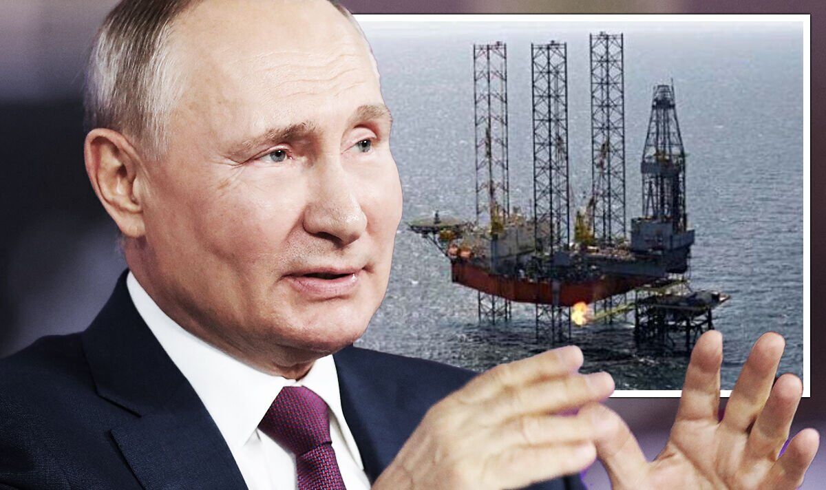 Putin panic over Black Sea sabotage as strategic oil field erupts in flames | World | News | Express.co.uk